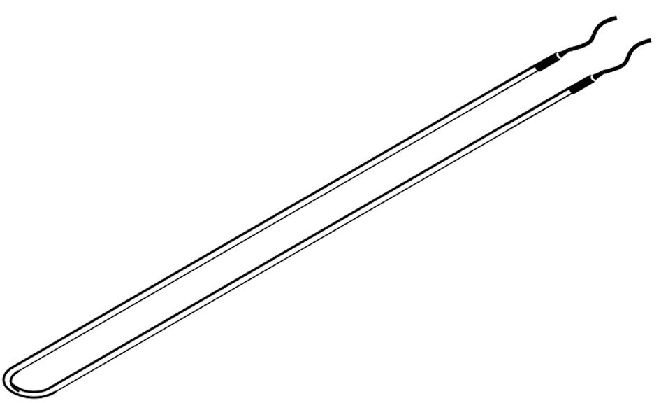 ТЭН U- образный 1700 (1740) мм (220 V, 1500W, d9) керамич. для DC19-6L в поддон, (100RS4103009) 