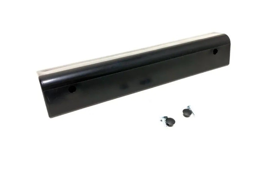 Ручка двери шкафа черная L=260 CM107/CB107-S(ШН-0,7) в комплекте с заглушками (2936003d) Polair Ручка двери шкафа черная L=260 CM107/CB107-S(ШН-0,7) в комплекте с заглушками (2936003d) Polair