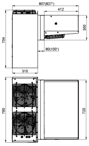 Моноблок холодильный MB 214 S (380В) низкотемпературный (1119019d)  Polair Моноблок холодильный MB 214 S (380В) низкотемпературный (1119019d)  Polair