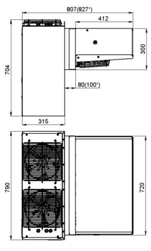 Моноблок холодильный MB 216 S (380В) низкотемпературный (1123016d)  Polair Моноблок холодильный MB 216 S (380В) низкотемпературный (1123016d)  Polair