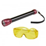 UV набор для поиска утечек UV фонарик + очки (413010) CPS