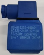 Катушка MQ-A0322G-000001 для клапана MDF (220 VAC, 12W, IP67) (аналог BE230AS) (10820010002) SANHUA 