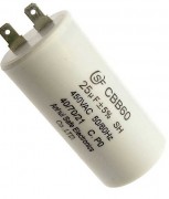 Конденсатор CBB60 25мкф (пластик), 450V (AV0812, CAP528UN)