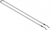 ТЭН U- образный 1560 (1600) мм (230 V, 1060W, d9)керамич. KM80/95 решетка (100RS4225002/215-261-080)