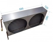 Конденсатор 3R 550/TFT 2634/CWC L -113550 (без вент. 2х254, 4,7 кВт)