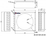 Конденсатор BS-ACV-B4-135 A6 (без вент. 1х350, 6,2 кВт) Belief