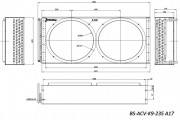 Конденсатор BS-ACV-K9 235 A17 (без вент. 2х350, 17 кВт) Belief