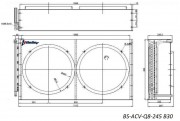 Конденсатор BS-ACV-Q8 245 В30 (без вент. 2х450, 30 кВт) Belief