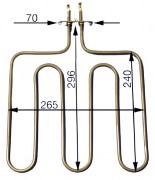 ТЭН 1250 Вт для духовки 220V (EP056)