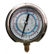 Мановакуумметр 80мм с силиконом BCJL-NSI-80 (R-22/134а/404А/407А) (021256) Becool
