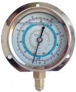 Манометр 63мм с глицирином BCJH-NG-63 (R22, R134а, R404, R407) (021187)