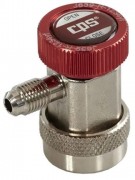Муфта быстросъёмная ВД с вентилем A/C на R1234 (1/4" SAE 90°) QCH123414 CPS