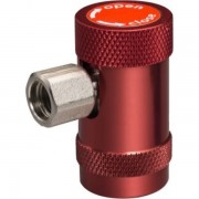 Муфта быстросъёмная ВД с вентилем HS-MH-1234 (А/С 1/4" SAE 90° улуч. вспом.) Hongsen