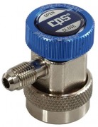 Муфта быстросъёмная НД с вентилем A/C на R1234 (1/4" SAE 90°) QCL123414 CPS