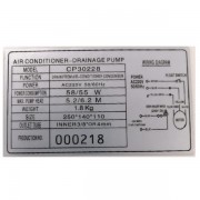 Насос PC/CP-30228 дренажный помпа (PSB-30228)