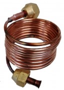Трубка капилл 1,5 м без депрессора CTN-150 с гайками 1/4" SAE