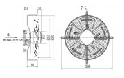Вентилятор 4D315B (380V) нагнетание-blow (YWF4D-315B-92/35-G) Weiguang