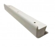 Ручка двери шкафа белая L=260 CM107/CB107-S(ШН-0,7) (2643093d) Polair