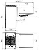 Моноблок холодильный MB 109 S (220В) низкотемпературный (1114029d) Polair