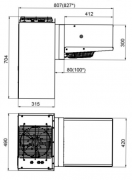 Моноблок холодильный MB 108 S (220В) низкотемпературный (1109025d)  Polair